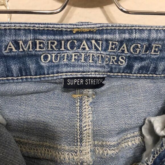 American Eagle Hi Rise Skinny Jeans size 0 - Picture 5 of 7